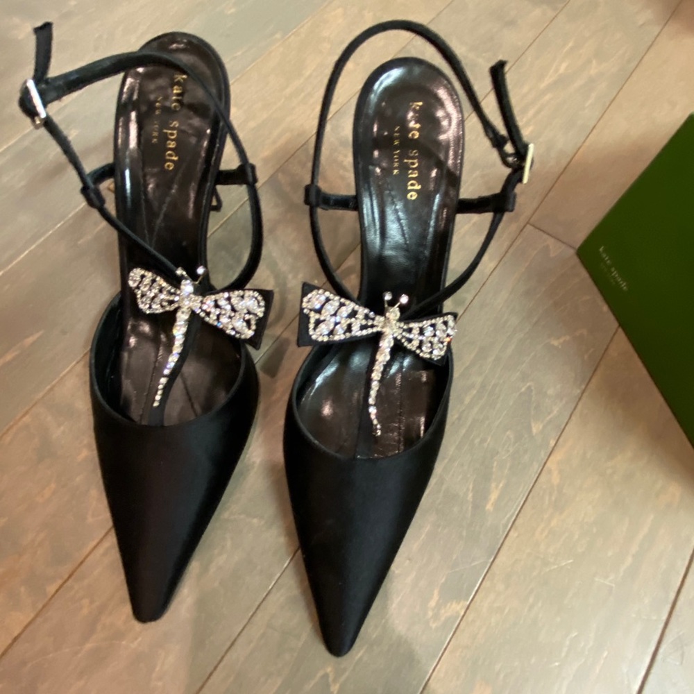 Kate spade black heels